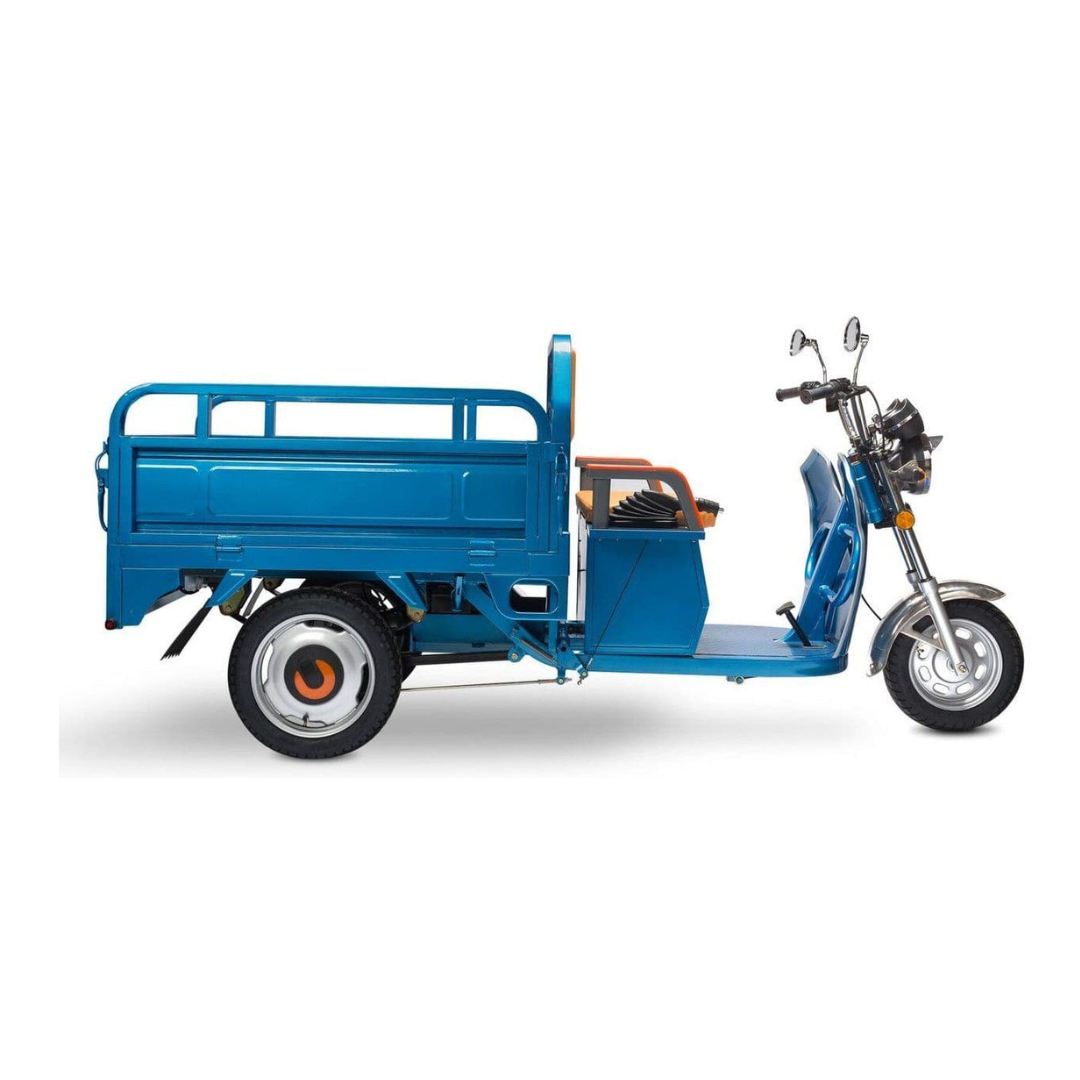 PET Electric Cargo Scooter Truck with Manual Tail Bed Lifting – 3 Wheeled - Senior.com Scooters
